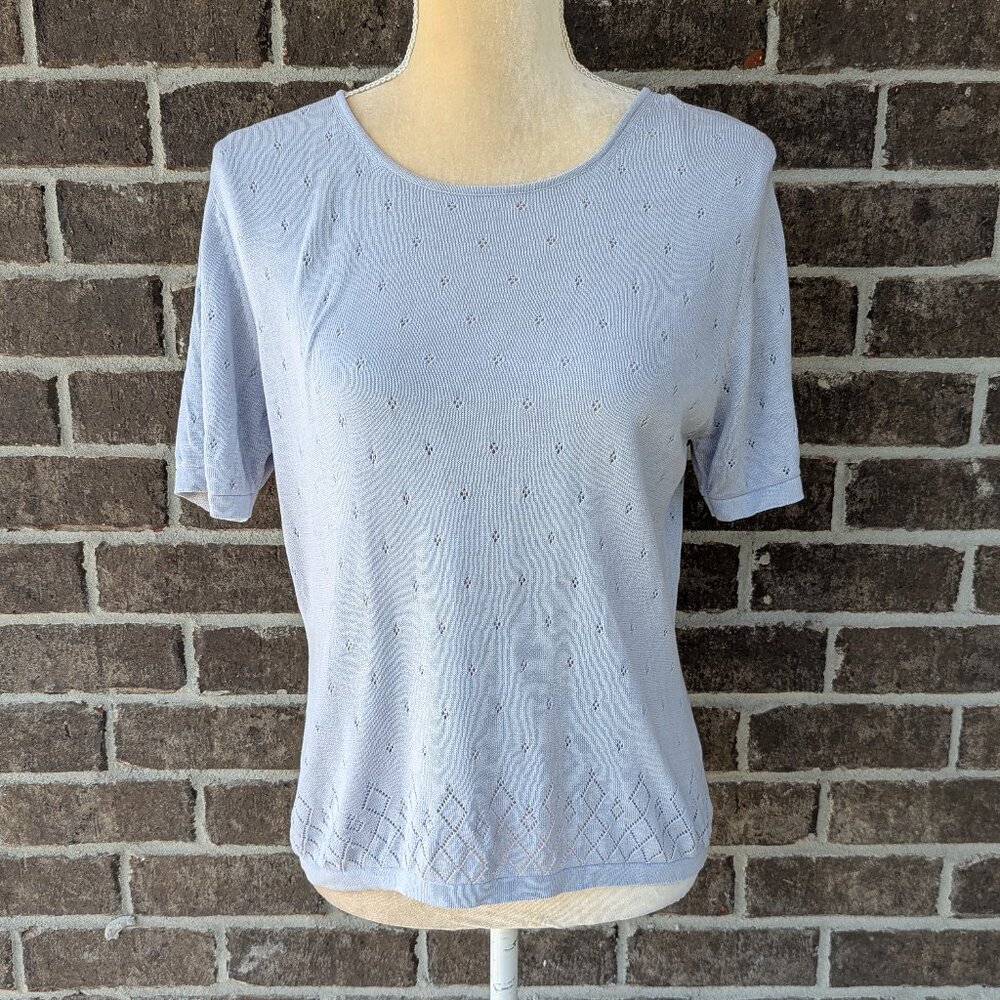 Vintage Parisian Signature Silk Top